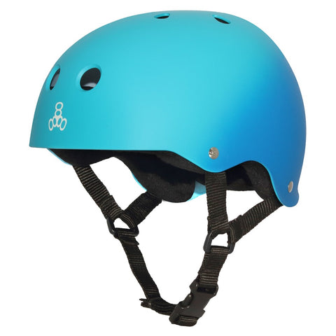 TRIPLE 8 - "SWEATSAVER" HELMET BLUE FADE RUBBER