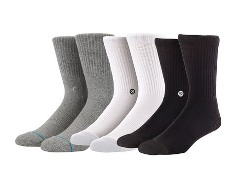 STANCE "ICON ATHLETIC" SOCK 3 PACK