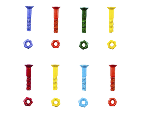 SUNDAY 1" COLOURED BOLTS