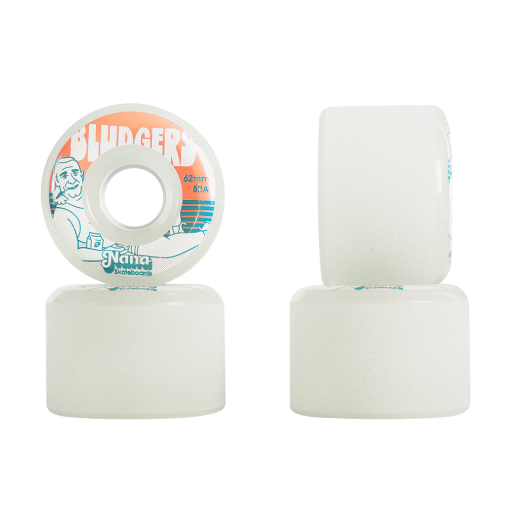 NANA BLUDGERS COOL GREY 62MM 82A WHEELS