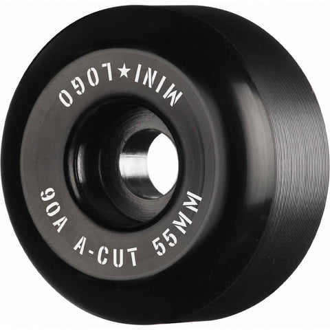 MINI LOGO HYBRID A-CUT BLACK 55MM 90A WHEELS