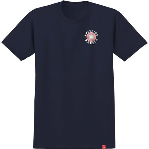 SPITFIRE "OG CLASSIC FILL" TEE NAVY