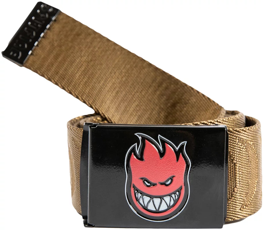 SPITFIRE - "BIGHEAD" BELT CRESCENT/BROWN