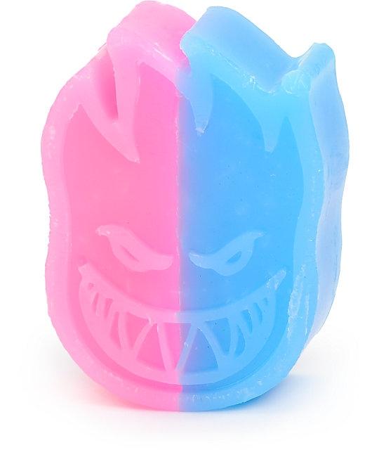 SPITFIRE CURB BIGHEAD SWIRL WAX PINK/BLUE