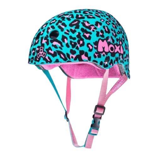 TRIPLE 8 "CERTIFIED MOXI" HELMET LEOPARD