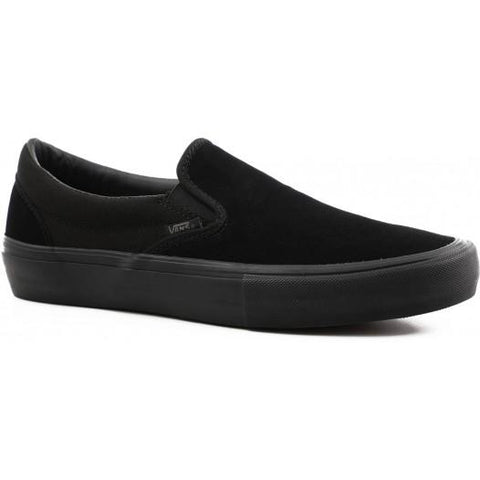 VANS KIDS SLIP ON PRO BLACKOUT