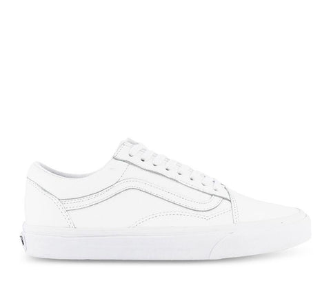 VANS OLD SKOOL (PREMIUM LEATHER) WHITE/TRUE WHITE