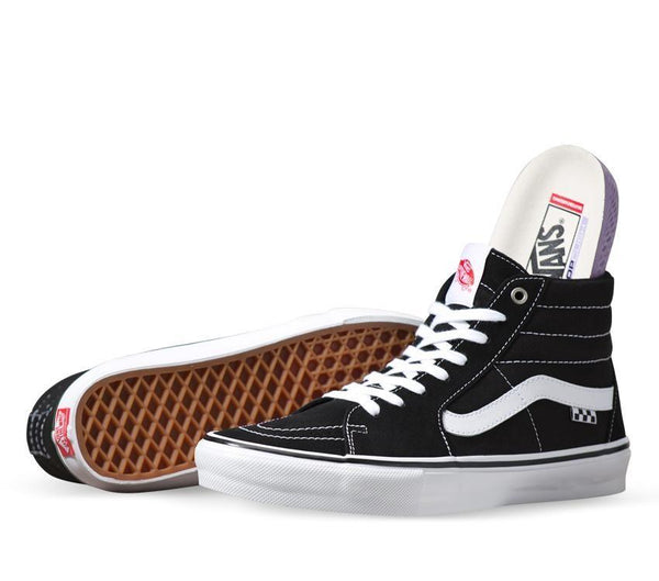 VANS SKATE SK8-HI BLACK/WHITE